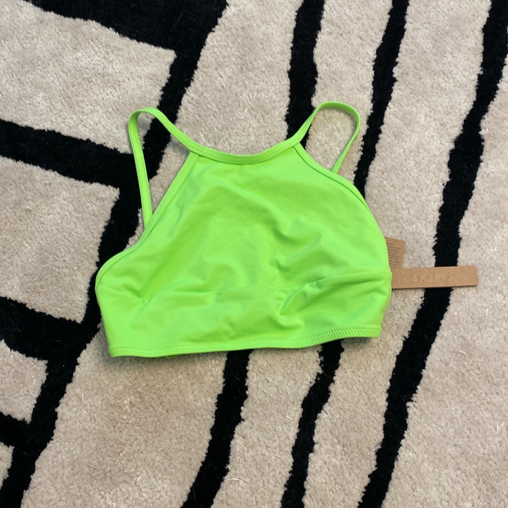 NWT! SKIMS Recycled Swim High Neck Top